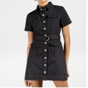 Ted Baker POLINNA Utility denim mini dress